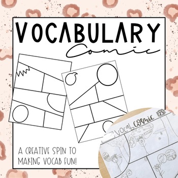 Preview of Vocabulary Comics