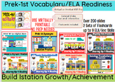Vocabulary/Comprehension/Letter Knowledge/Sounds - Istatio