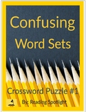 Confusing Word Sets Crossword Puzzle