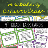 4th Grade Context Clues Task Cards