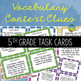 5th Grade Context Clues Task Cards