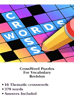 Preview of Vocabulary Crossword Puzzles