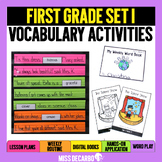 Vocabulary Curriculum First Grade Set 1