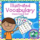 Illustrated Vocabulary Desk Card Set