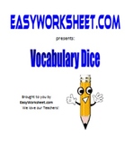 Vocabulary Dice