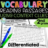 Vocabulary Differentiated Reading Passages Activities 2nd 