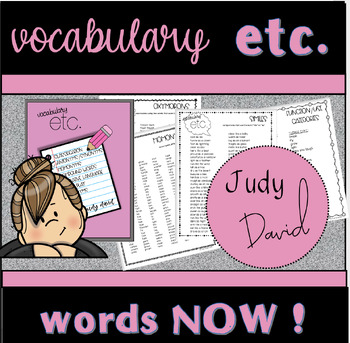 Preview of Vocabulary ETC.