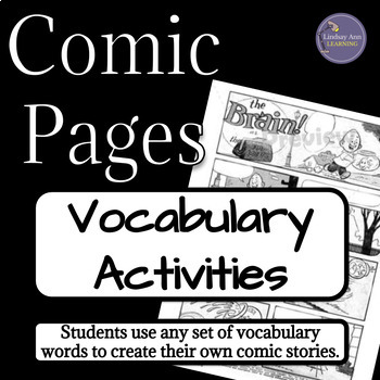 Preview of Vocabulary Activities for Any Word List
