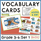 Vocabulary Flash Cards-Set One