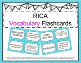 Vocabulary Flash Cards for the RICA