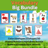 Vocabulary Flashcards. Big Bundle.for kids.