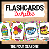 Vocabulary Flashcards Bundle #1 - The Four Seasons - Summe
