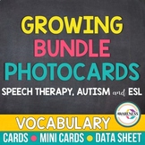 Vocabulary Photo Cards Growing Bundle | Flashcards  Speech
