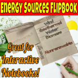 Vocabulary Flipbook: Renewable & Nonrenewable Energy Sources