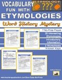 VOCABULARY Fun with ETYMOLOGIES | Worksheets | Printables