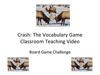 Preview of Vocabulary Game Challenge: Three Letter Crash Video