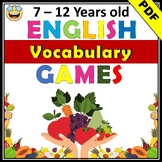 Vocabulary Games: Alphabet soup, Word angles, Spelling, Se