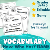 Vocabulary Games - I Have Who Has?