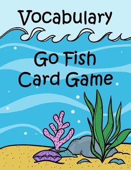 Preview of Vocabulary Go Fish Card Game