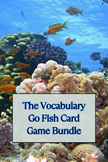 Vocabulary Go Fish Card Game Bundle