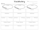 Vocabulary Graphic Organizer SIMPLE Version 1