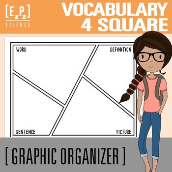 Preview of Vocabulary Graphic Organizer Template