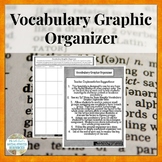 Vocabulary Graphic Organizer for ANY TOPIC!