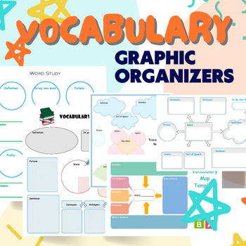 Preview of Vocabulary Graphic Organizers Activities