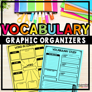 Preview of Vocabulary Graphic Organizers Word Work Activities and Templates Practice