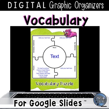 Preview of Vocabulary Graphic Organizers for Google Slides™