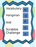 Vocabulary Hangman or Smiley Challenge