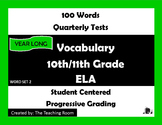 Vocabulary - High School 10th/11th Grade (Year Long)
