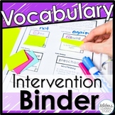 Vocabulary Activities, Worksheets, Assessment Games - Read