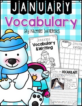 Preview of Vocabulary - January