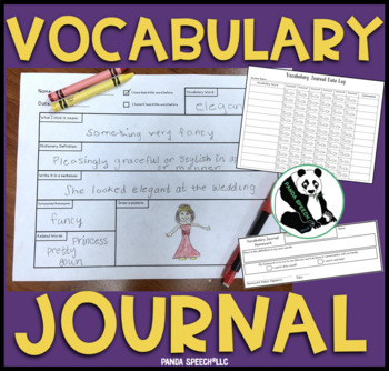 Preview of $1 Vocabulary Journal