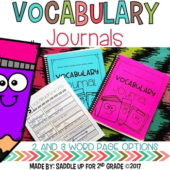 Preview of Vocabulary Template / Vocabulary Journal w Graphic Organizer for Any Word List