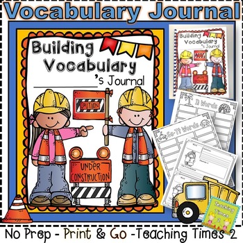 Preview of Vocabulary Journals-Build it Up