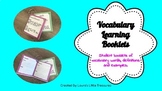 Vocabulary Learning Booklets