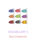 Vocabulary Match : Sea Creatures