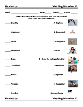 sat vocabulary worksheets teaching resources teachers pay teachers