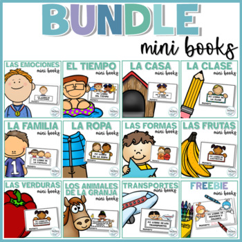 Preview of Mini Book Bundle in Spanish