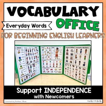 Preview of ESL Vocabulary Picture Dictionary for Newcomers