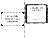 Vocabulary Organizer Notebook Foldable
