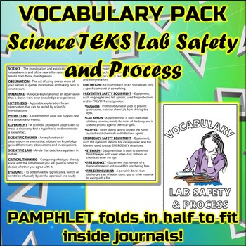 Preview of Science Vocabulary Pack for Lab Safety and Process