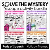 Vocabulary & Parts of Speech Solve the Mystery - Escape Ac