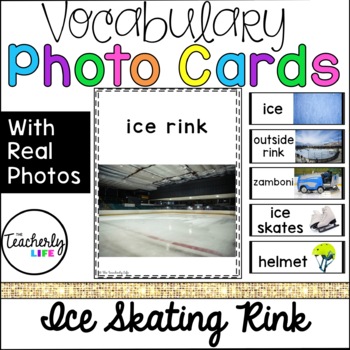Preview of Vocabulary Photo Cards - Ice Skating Rink