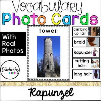 Preview of Vocabulary Photo Cards - Rapunzel