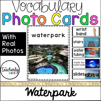 Preview of Vocabulary Photo Cards - Waterpark