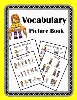 Preview of Vocabulary Picture Book