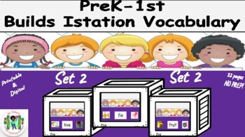 Preview of Vocabulary Picture and Word Match - Istation Practice Set 2